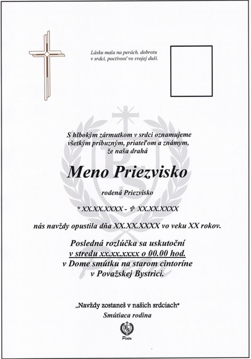 parte so zlatým krížikom